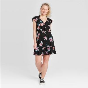 👗 NEW Black Floral Dress by Xhilaration
